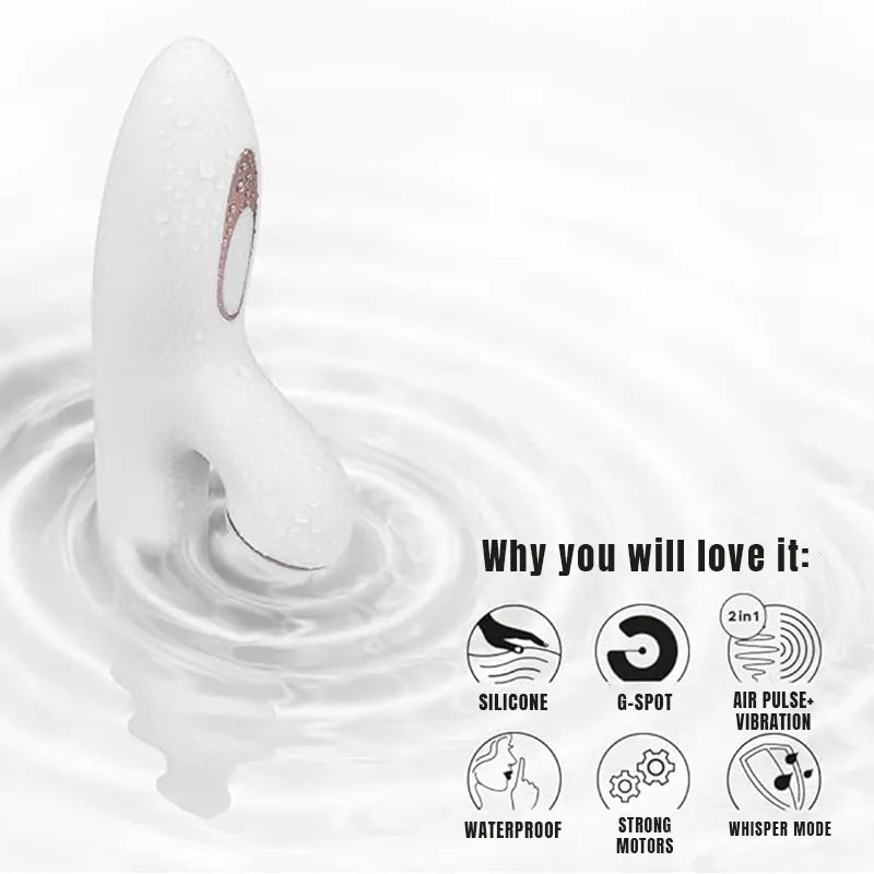 White Rabbit Vibrator Dual Motor Personal Vibrator