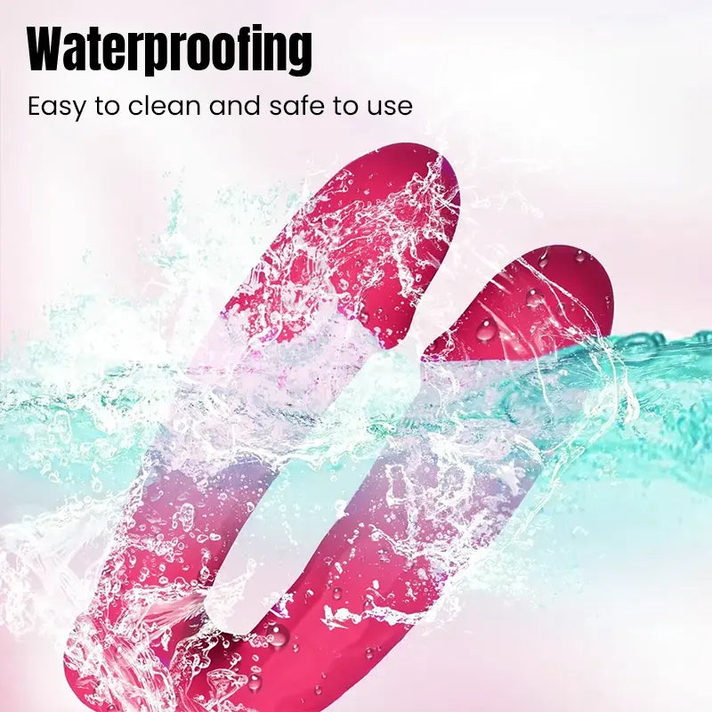 APP Controlled Double Vibrating Dildo for Vaginal & Anal Stimulation