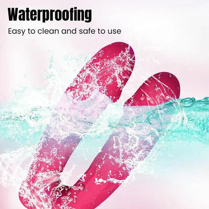 APP Controlled Double Vibrating Dildo for Vaginal & Anal Stimulation