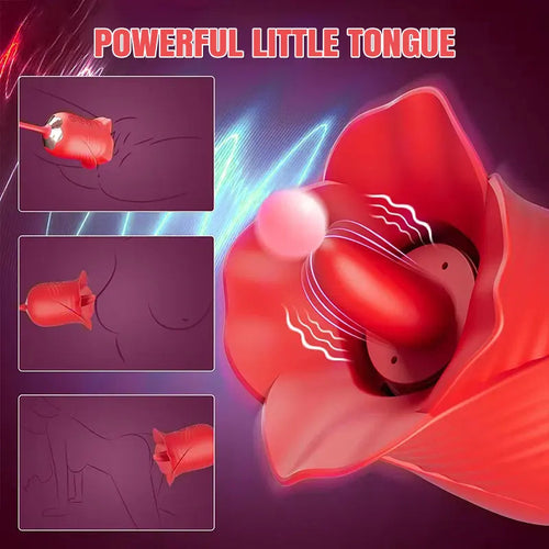 Clitoral Sucking Tongue 3 in 1 Vibrator
