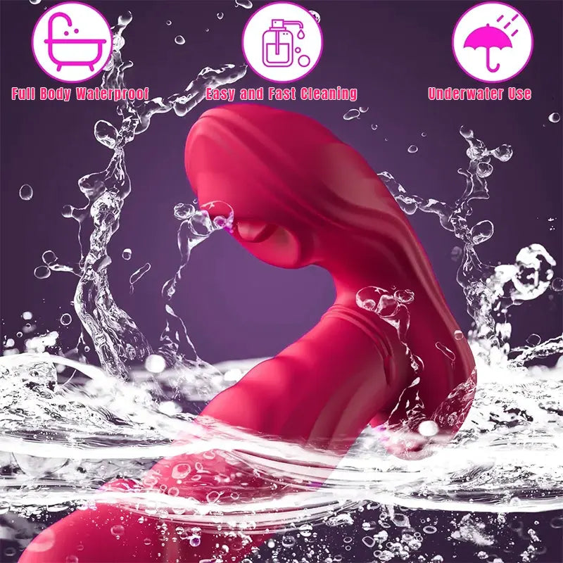 App Control 3-in-1 Clitoris and G-Spot Dildo Vibrator