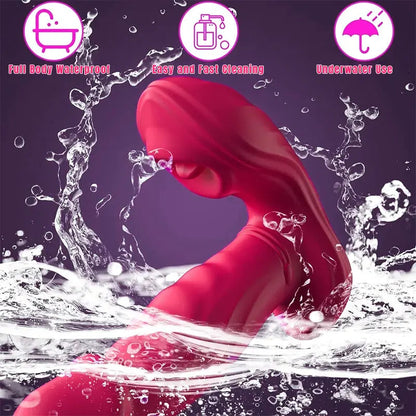 App Control 3-in-1 Clitoris and G-Spot Dildo Vibrator