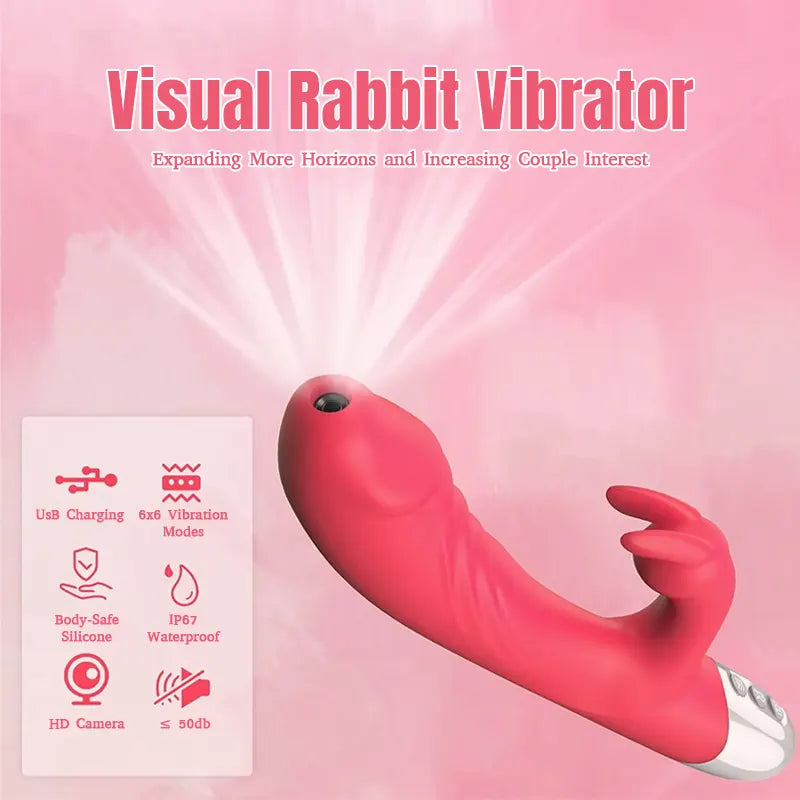 Visual G-Spot Rabbit Vibrator with Camera
