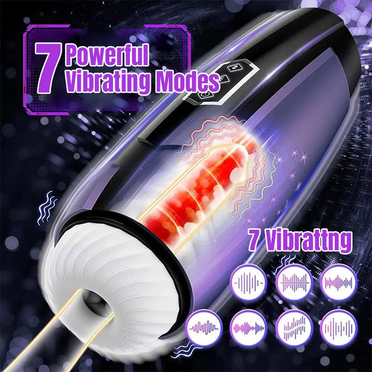 Automatic Thrusting & Vibrating Masturbator