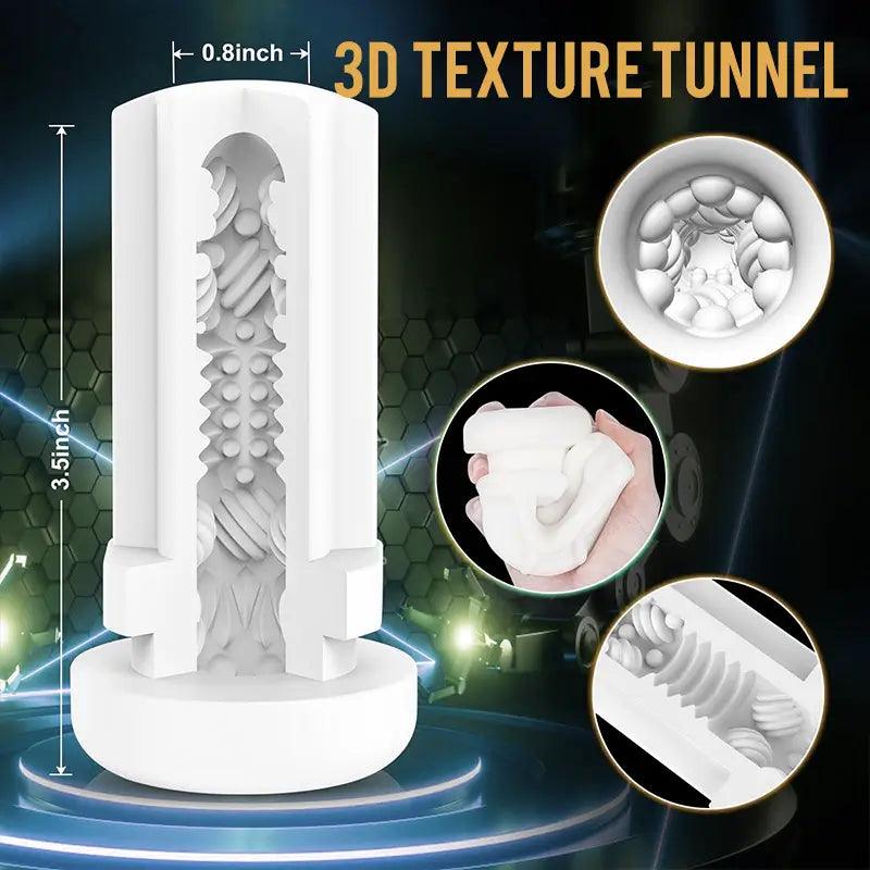 Automatic Digital Display Stretching Sucking Smart Heated Masturbation Cups