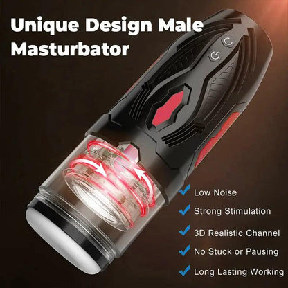 Armored Samurai Retractable Swivel Masturbation Cup