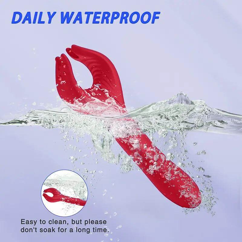 Y-Clitoral Clamp G-Spot Rose Vibrator