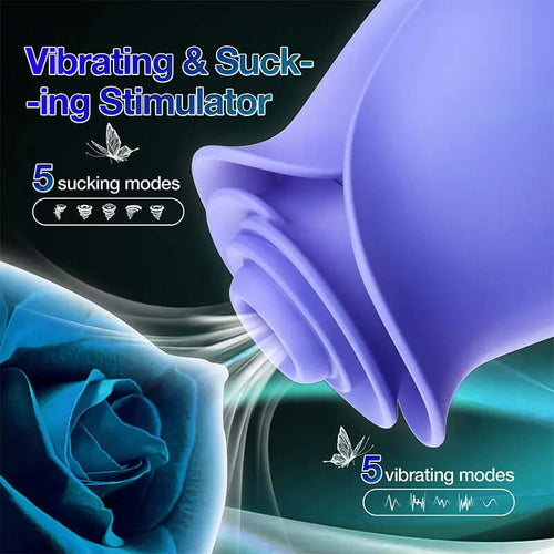 Blue Rose Clitoral Sucking Masturbator