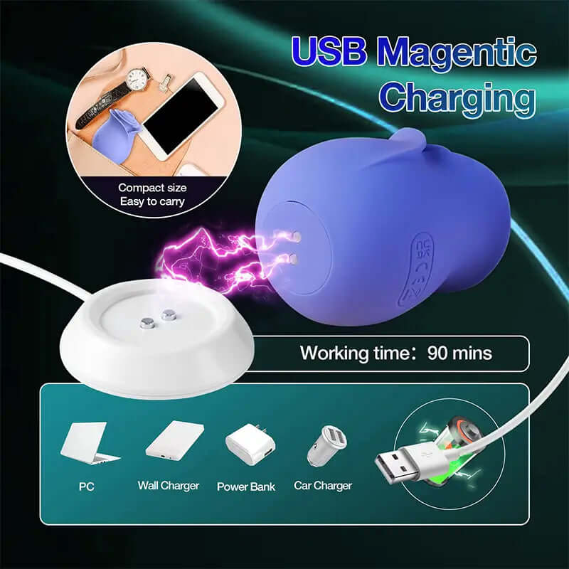 Blue Rose Clitoral Sucking Masturbator