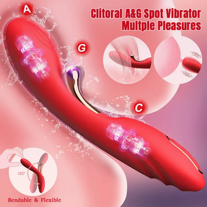 Clitoris G-spot Dual Stimulation Rabbit Vibrator