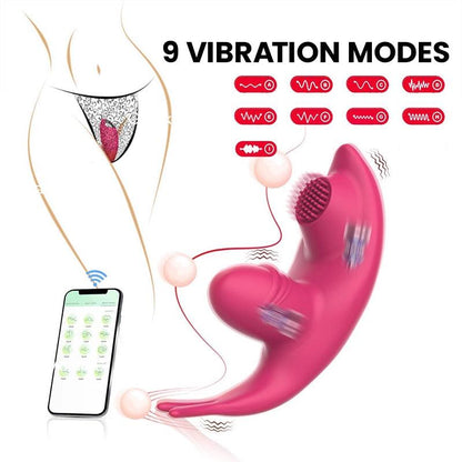 APP Vibrating Invisible Wearable Masturbator