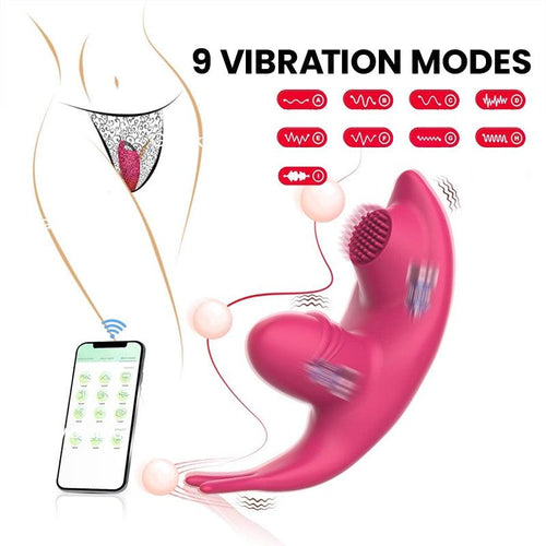 APP Vibrating Invisible Wearable Masturbator