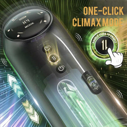 Automatic Digital Display Stretching Sucking Smart Heated Masturbation Cups