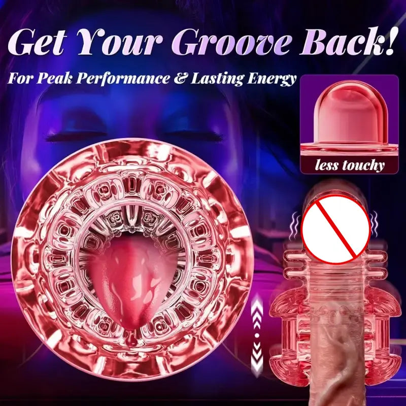 Automatic Thrusting and Licking Male Masturbator