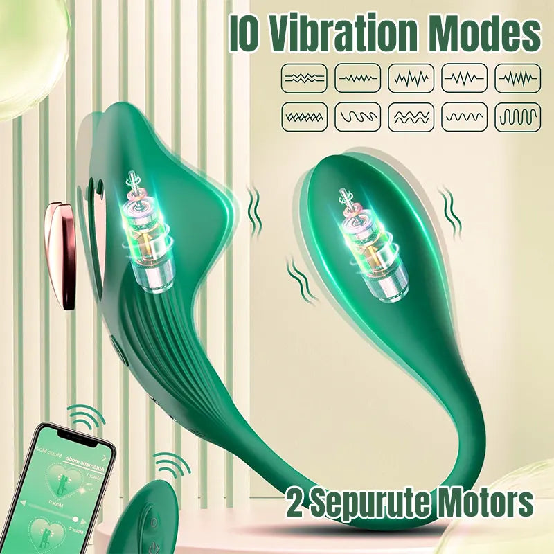 Wearable Butterfly Panty G-Spot Anal Vibrator