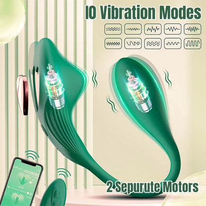 Wearable Butterfly Panty G-Spot Anal Vibrator