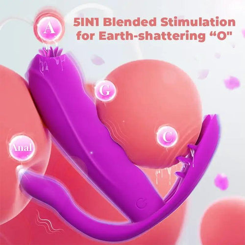 Butterfly vibrator that supports long-distance interaction