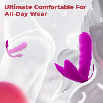 Butterfly vibrator that supports long-distance interaction