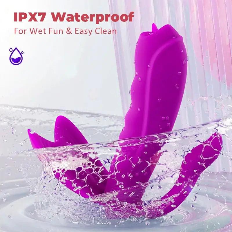 Butterfly vibrator that supports long-distance interaction