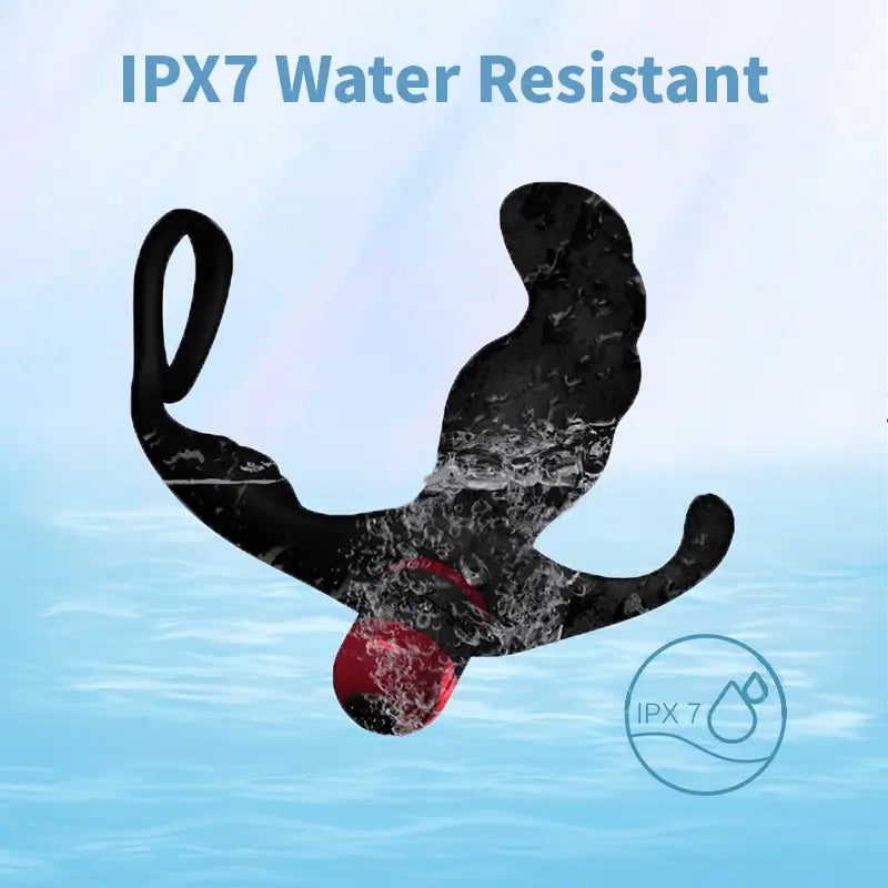 Bullet Vibrating Penis Ring with Prostate Massager