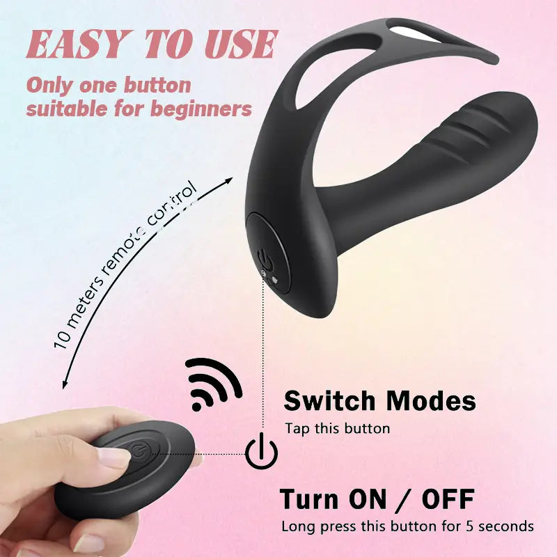 Wireless Prostate Penis Ring Vibrator Wireless