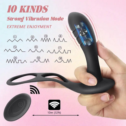 Wireless Prostate Penis Ring Vibrator Wireless