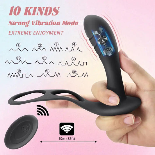 Wireless Prostate Penis Ring Vibrator Wireless