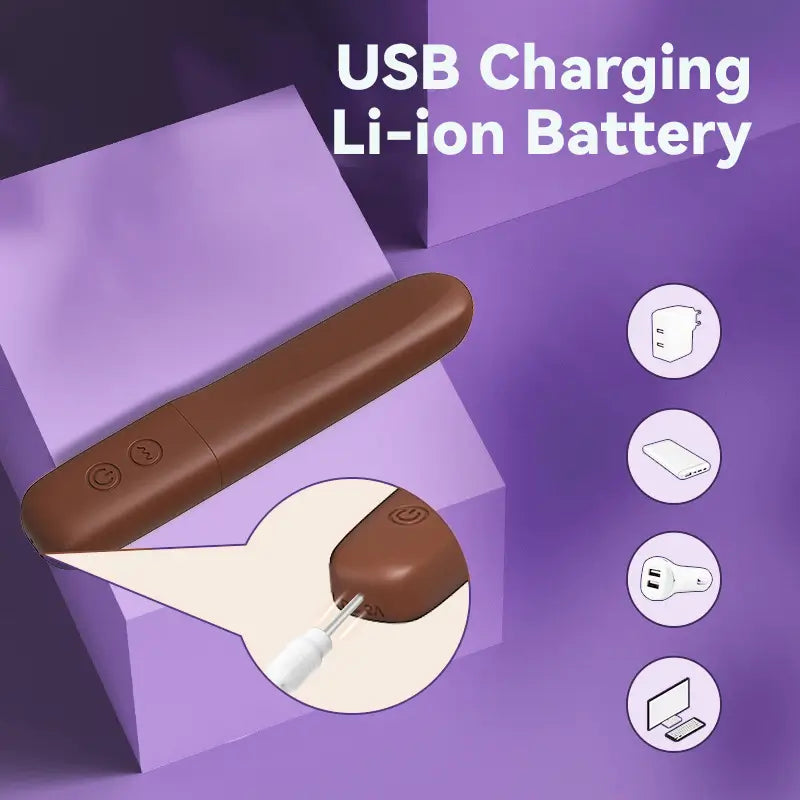 Chocolate Vibrator Female Masturbator