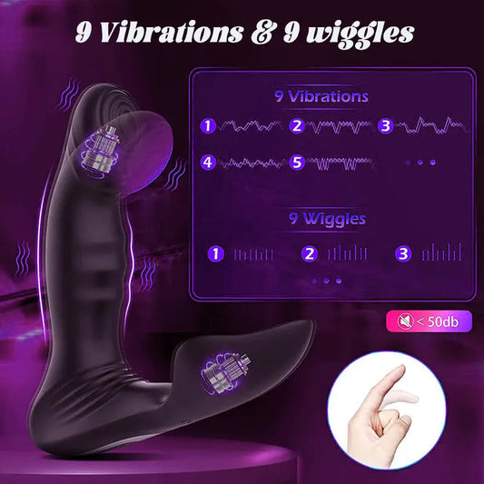 Vibrating Anal Plug For Posterior Prostate
