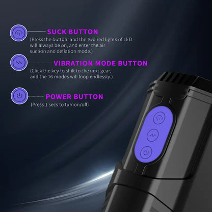 Automatic Sucking Retractable Masturbation Cup for Men