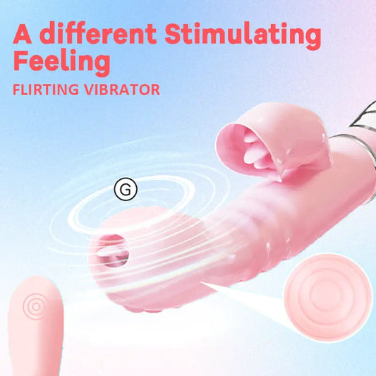 Variable Frequency Tongue Vibrating Masturbator