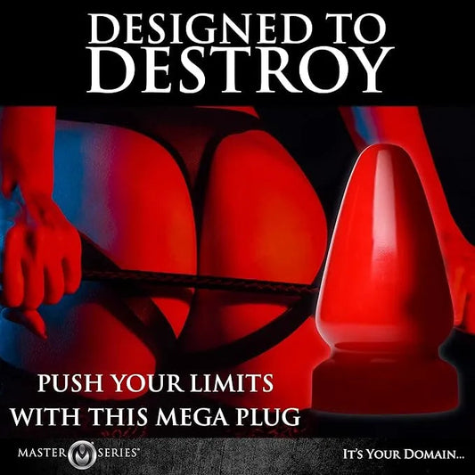 Christmas red size S anal plug, smooth and hard