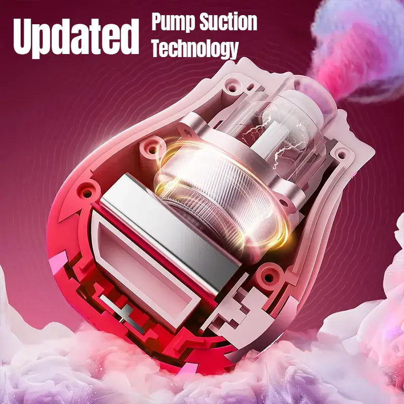 App-controlled 10 suction mode pink petal rose toy