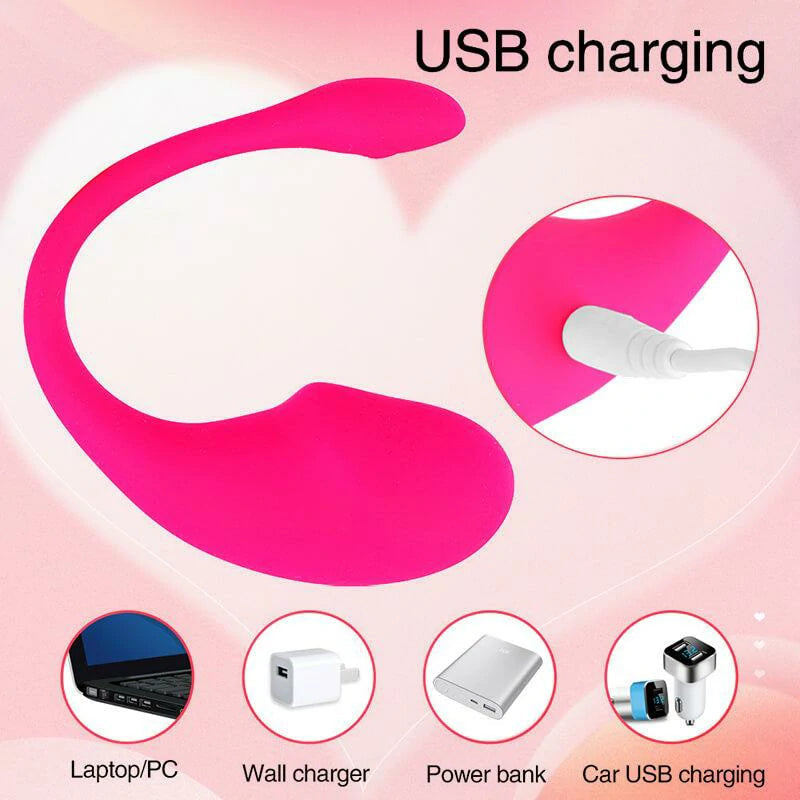 Bluetooth G-Spot Vibrator with Dolphin Design