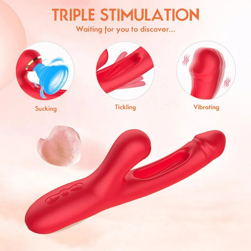 Vibrating Suction Wand: Pleasure Toy