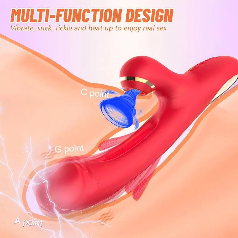 Vibrating Suction Wand: Pleasure Toy